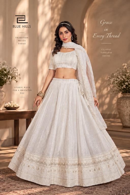 Blue hills moon walk wholesale lehenga choli market